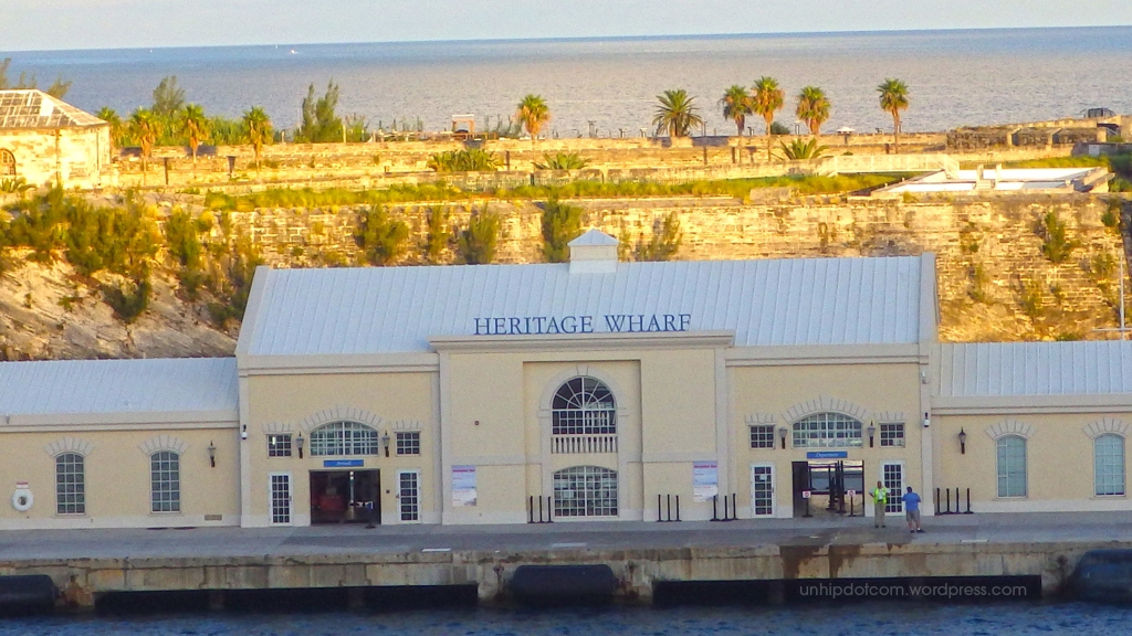 Heritage Wharf, where we docked. When you got off the ship, you went through this building that served as the customs building.